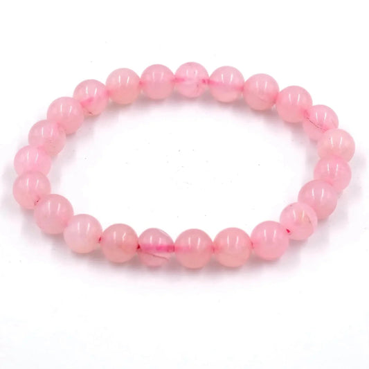HEALING ZONE rose quartz Crystal Bracelet for Women Men with Healing Crystal and Reiki Stone - Original Authentic Gemstone Adjustable Beaded Bracelet for Money, Wealth Success & Positive Energy Unisex