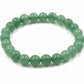 HEALING ZONE Green Aventurine Bracelet Certified - Original Green Crystal Bracelet for Men and Women for Money, Prosperity, Abundance, Good Luck, Happiness, and Heart Chakra Healing - 8mm Beads - HEALING ZONE