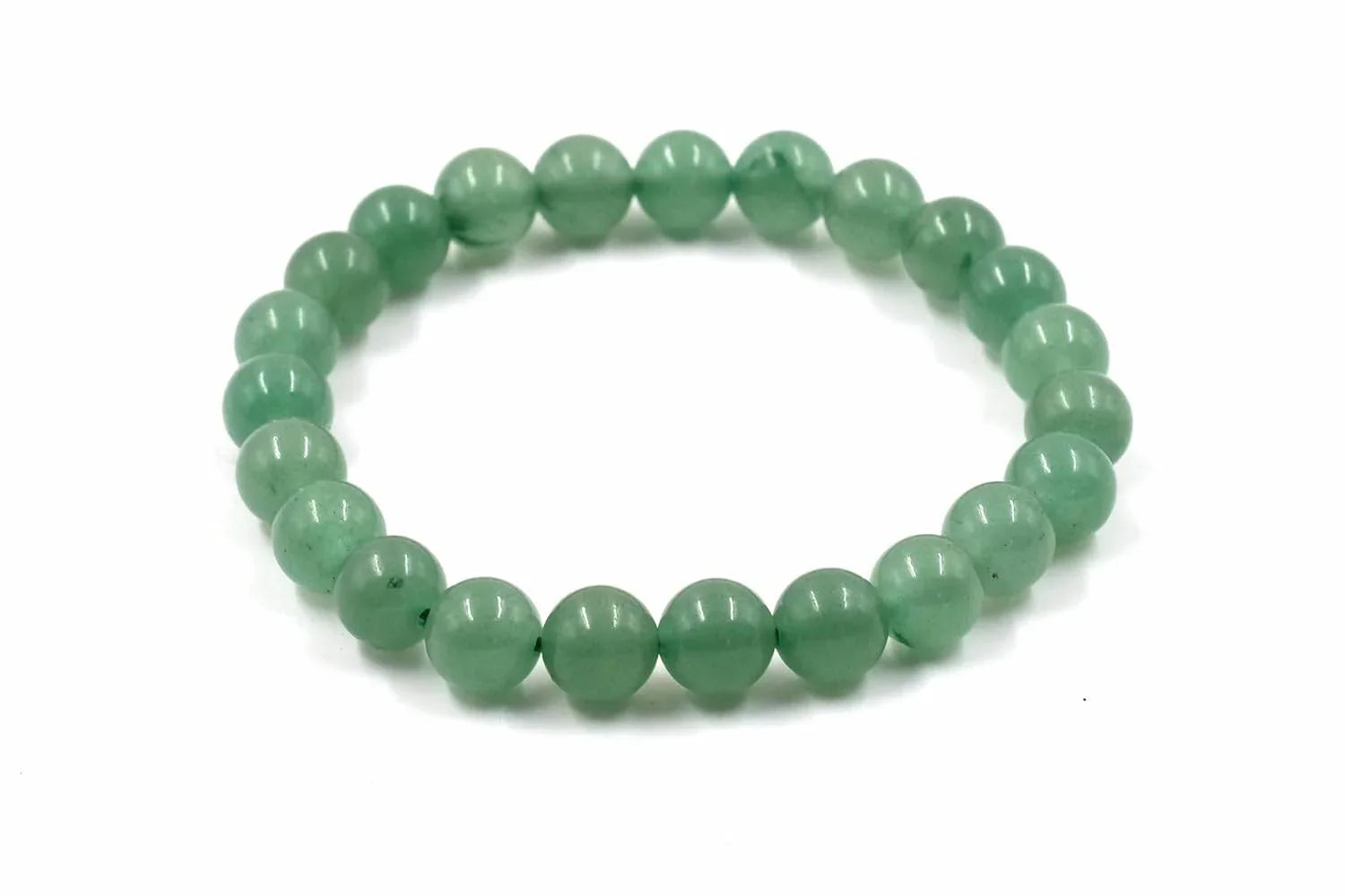 HEALING ZONE Green Aventurine Bracelet Certified - Original Green Crystal Bracelet for Men and Women for Money, Prosperity, Abundance, Good Luck, Happiness, and Heart Chakra Healing - 8mm Beads - HEALING ZONE