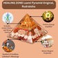 HEALING ZONE Laxmi Pyramid Original, Rudraksha, Gomti Chakra Original Lakshmi Pyramid - 75 mm Pyramid for Diwali Gifts, Vastu Items for Home, Pyramid vastu for Home, Home Decor Items, Puja Items - HEALING ZONE