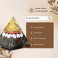 HEALING ZONE Pyrite Pyramid Original - Money Magnet Pyrite Pyramid - Gomti Chakra Original Shree Yantra Laxmi Pyramid,Home Decor, Home Decor Items, Pyrite Laxmi Pyramid, Gift