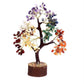 HEALING ZONE 7 Chakra Crystal Tree with Free Protection Bracelet | Natural Healing Crystals for Positive Energy, Spiritual Growth & Protection | Handmade Feng Shui Bonsai Tree for Home Décor & Gifting - HEALING ZONE