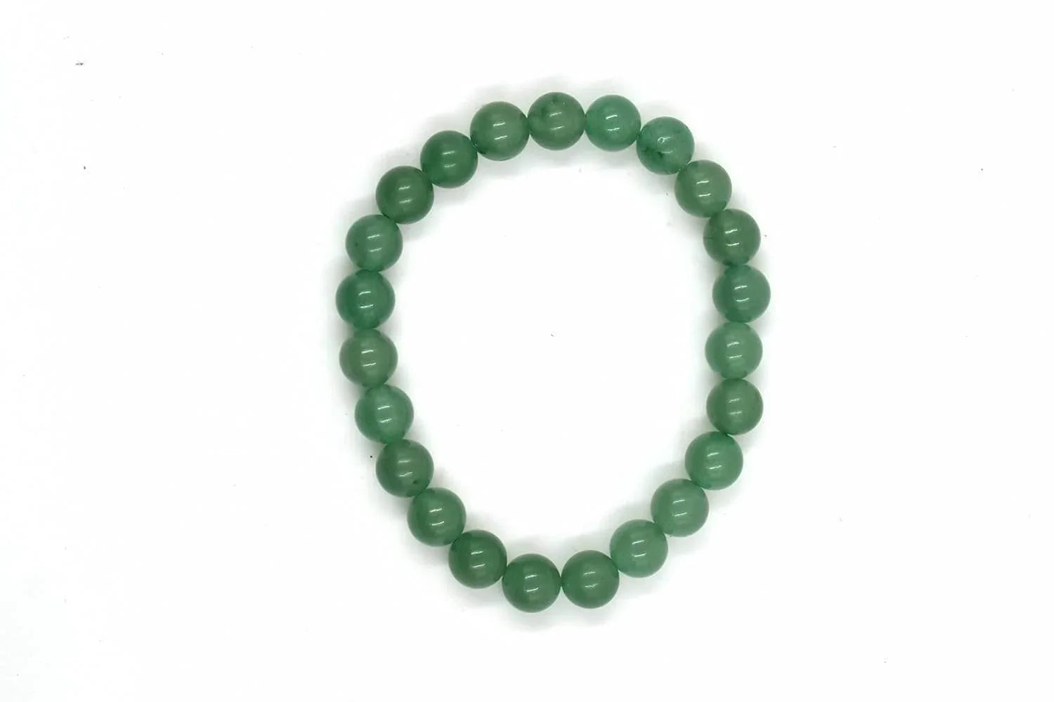 HEALING ZONE Green Aventurine Bracelet Certified - Original Green Crystal Bracelet for Men and Women for Money, Prosperity, Abundance, Good Luck, Happiness, and Heart Chakra Healing - 8mm Beads - HEALING ZONE