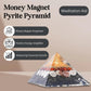 HEALING ZONE Pyrite Pyramid Original - Money Magnet Pyrite Pyramid - Gomti Chakra Original Shree Yantra Laxmi Pyramid,Home Decor, Home Decor Items, Pyrite Laxmi Pyramid, Gift, Wealth Pyramid
