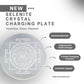 HEALING ZONE Selenite Crystal Charging Plate, 3 Inch Engraved Sri Yantra Selenite Plate for Crystal Cleansing Re-Energy Work, Meditation and Pooja