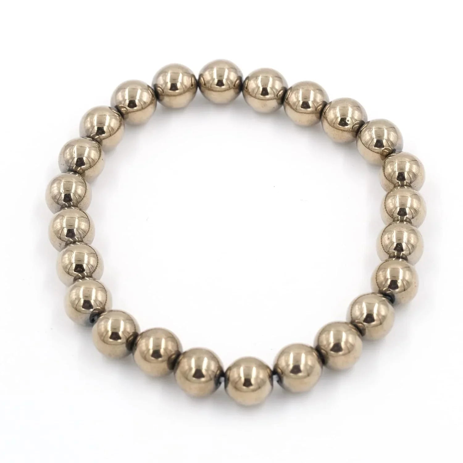 HEALING ZONE Pyrite Bracelet for Women and Men - Golden Pyrite Stone Original Money Magnet Bracelet - Attracts Money, Fame & Good Luck with Crystal Bracelet