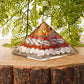 HEALING ZONE Original Crystal Money Magnet Pyramid with Tiger Eye, Pyrite, Green Aventurine & Citrine | Vastu Wealth Enhancer for Good Luck, Prosperity & Money Attraction - HEALING ZONE