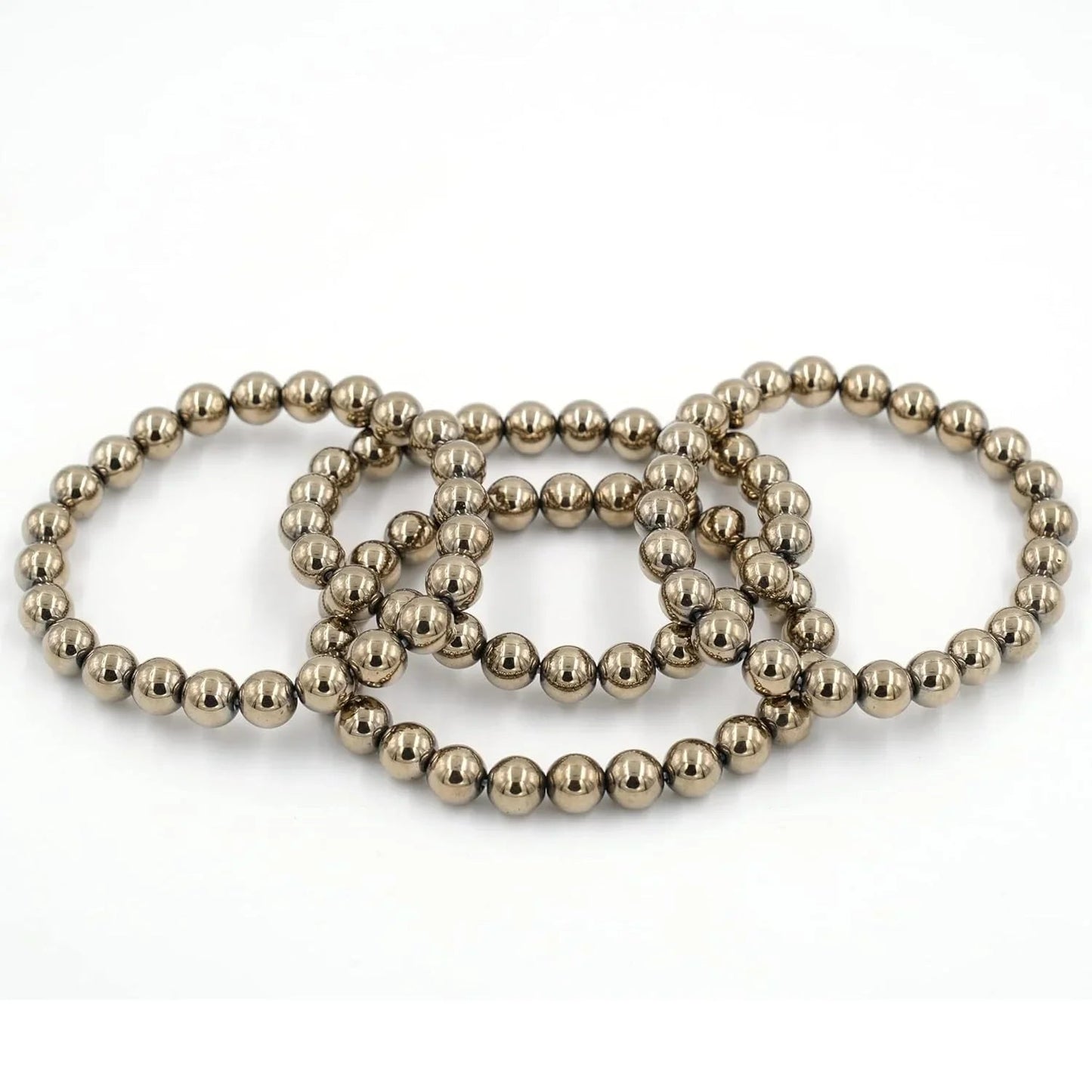 HEALING ZONE Pyrite Bracelet for Women and Men - Golden Pyrite Stone Original Money Magnet Bracelet - Attracts Money, Fame & Good Luck with Crystal Bracelet